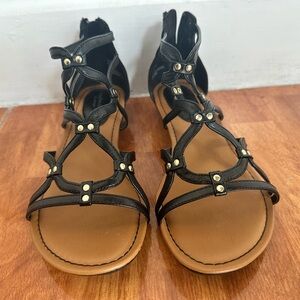 Elegant Black Strappy women Sandals